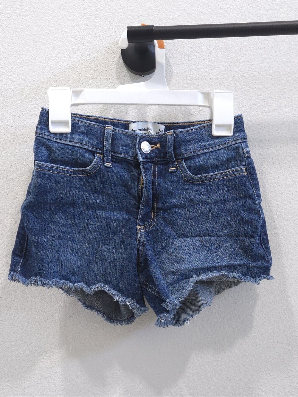 Abercrombie Kids High Rise Relaxed Denim Shorts